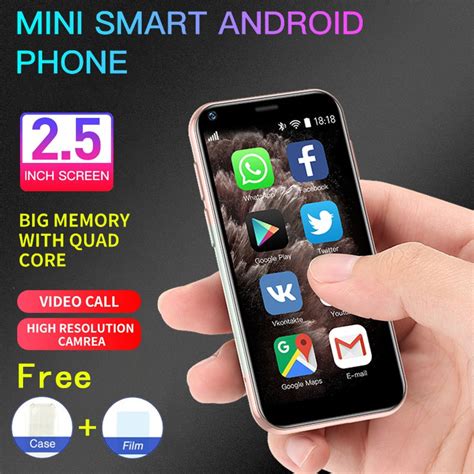 3g Soyes Xs11 Android 60 Small Phone Portable Smart Phone Smallest