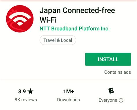 Japan Connected Free Wifi App Review How Useful Is It