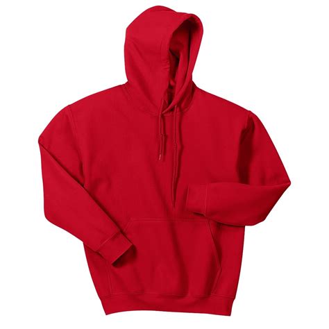 gildan 18500 heavy blend hooded sweatshirt red