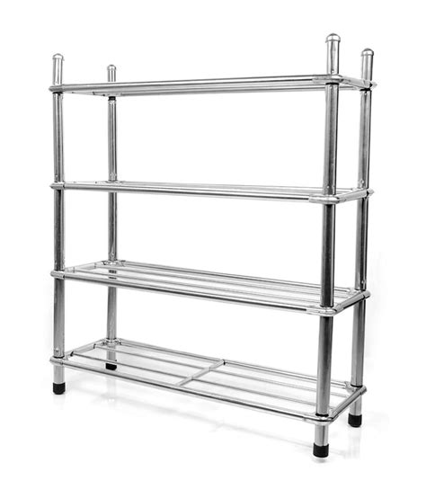 How big is a stainless steel baking rack? E Traders Stainless Steel Shoe Rack: Buy E Traders ...