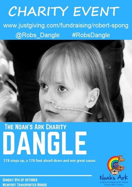 Robert Spong Is Fundraising For Noahs Ark Childrens Hospital Charity