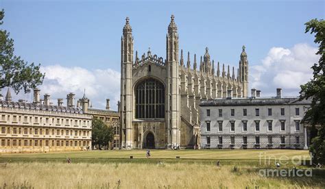 Kings College Chapel Cambridge From The Backs Photograph By Keith