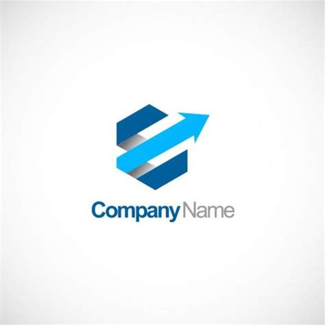 Download Polygon arrow 3D company logo vector - Vector Logo free ...