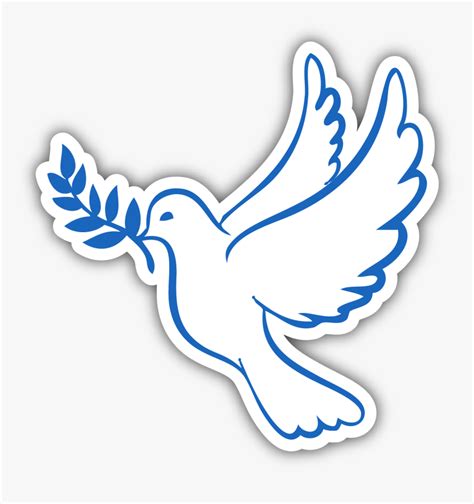 Doves As Symbols Baptism Holy Spirit First Communion Stickers Del