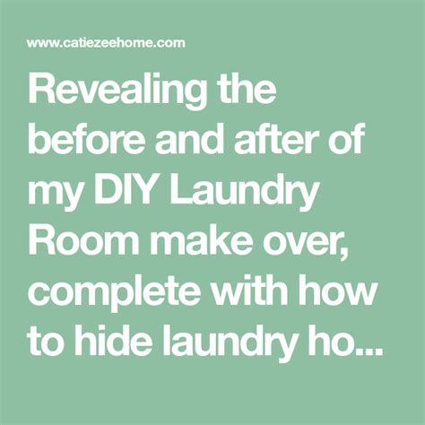 Revealing The Before And After Of My Diy Laundry Room Make Over