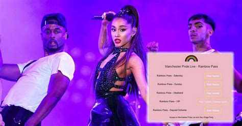 Ariana Grande Fans Hit Out At Misleading Manchester Pride Live Age Limit Information On