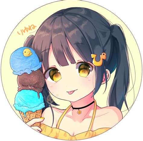 Images Of Anime Girl Eating Ice Cream Drawing