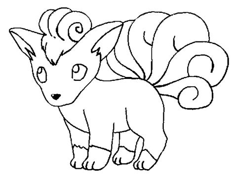 Pokemon Ninetales Coloring Coloring Pages