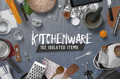 Kitchenware Isolated Food Items By H3design