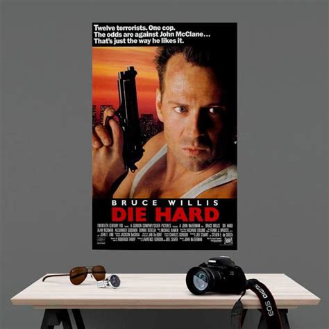Poster Mural Autocollant Bruce Willis Die Hard