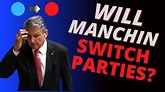 White House Responds To Joe Manchin Possibly Switching Parties - YouTube