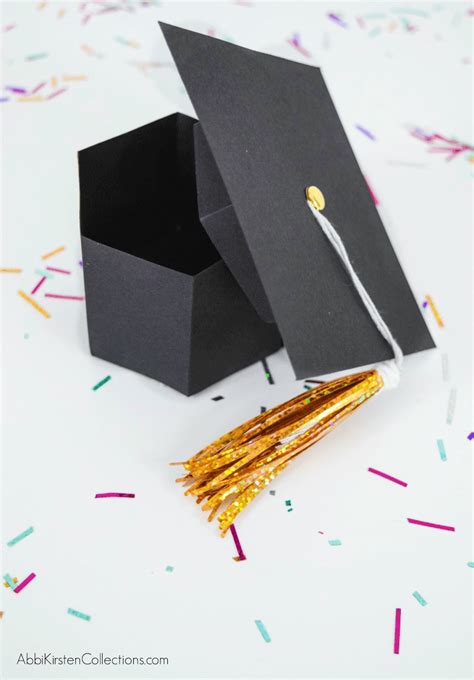 How To Make A Graduation Cap T Box With Free Templates In 2021
