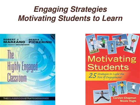 Ppt Engaging Strategies Motivating Students To Learn Powerpoint