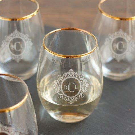 Personalized Oz Stemless Wine Glasses Wedding Stemless Wine Glass Stemless Wine Glass