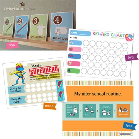 Free Printable Kids Rewards And Routine Charts The Australian Baby Blog