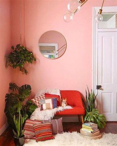 32 Gorgeous Pink Accent Living Room Decorating Ideas