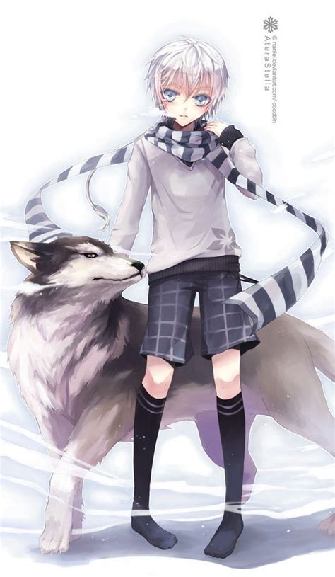 Want to discover art related to yuni? Anime Wolf Guy Deviantart #anime #manga #animecosplay ...