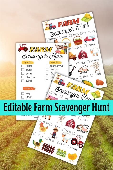 Pin On Scavenger Hunt Printable For Preschool Kids