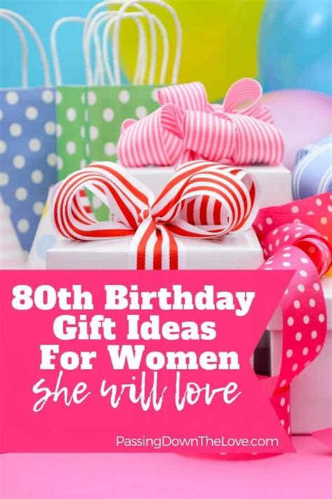 Plus, because you can never go wrong with a personalized present, we've got several gifts with her name (literally) on it. 80th Birthday Gift Ideas for Her | Birthday gifts for ...