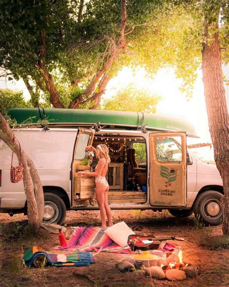 Living In A Van Allows Them To Exploring The World Van Life Camper Life Vans