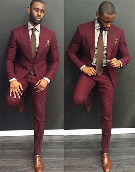Bold Retro Maroon Color And Slim Fit Makes For A Sleek