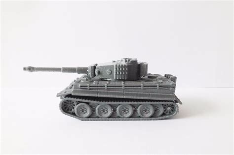 Ww2 172 Scale German Tiger Tank I 1 High Quality 3d Printed Tank