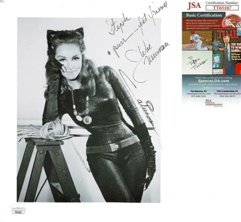 Julie Newmar As Catwoman Signed 8x10 Photo Batman Psa Dna £10998