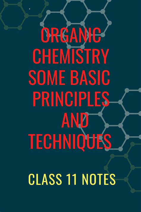 Organic Chemistry Some Basic Principles And Techniques Organic