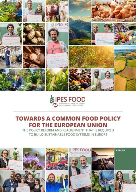 Weekend Reading A Common Food Policy For The European Union Food