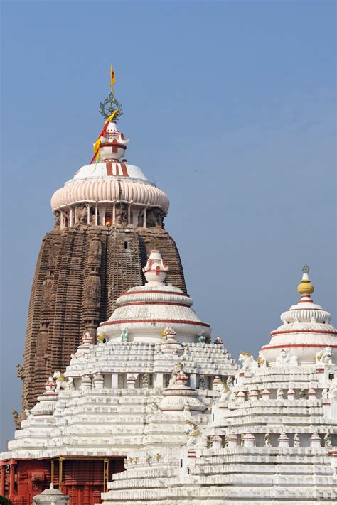 At The Hallowed Jagannath Temple In Puri Orissa
