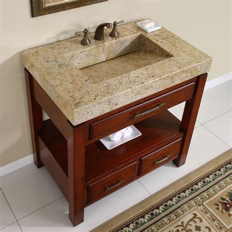 D bath vanity in sequoia with granite vanity top in black with 1,445 reviews and the home decorators collection hampton harbor 45 in. Bathroom Vanities with Tops: Choosing the Right Countertop ...