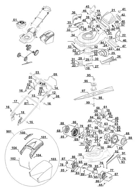 Ersatzteil Seilzug Kpl Für Benzin Rasenmäher Einhell Bg Pm 51 S Hw