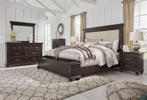 From alibaba.com offer many different themes and colors to choose from. Brynhurst Dark Brown Upholstered Storage Panel Bedroom Set ...