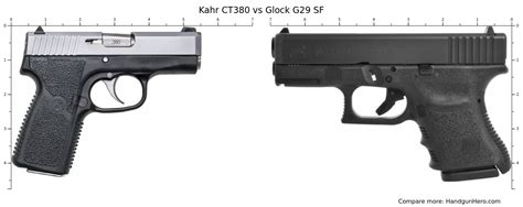 Kahr Ct Vs Glock G Sf Size Comparison Handgun Hero