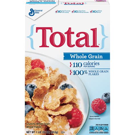 General Mills Total Breakfast Cereal With Whole Grain Flakes 16 Oz