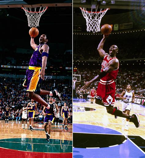 Kobe Bryant And Michael Jordan Photo Kobe Vs Jordan Wallpapers Hd