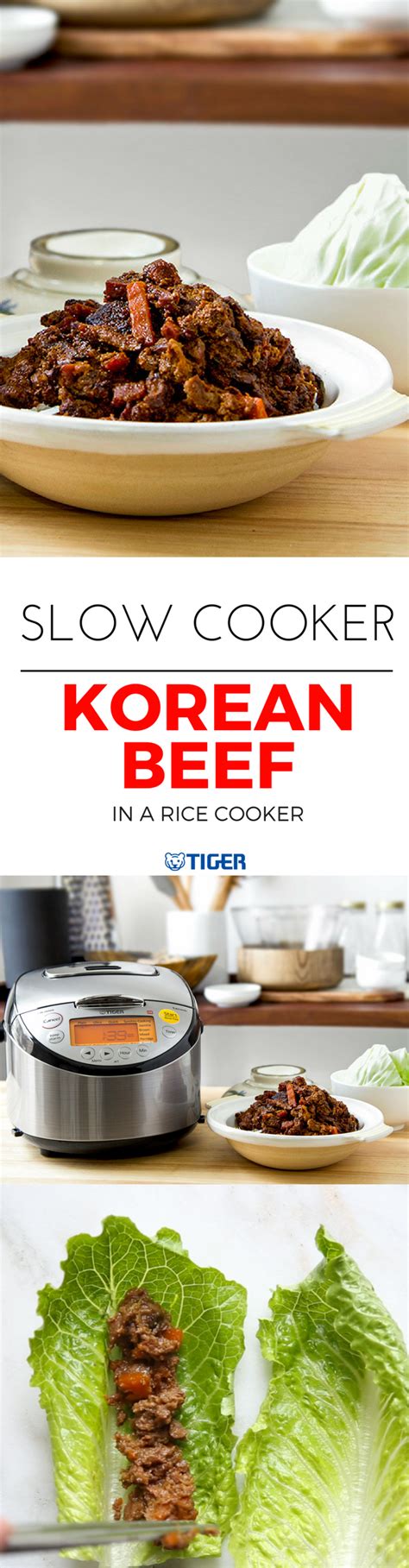 Bring a big pot of water to boil, add salt, cardamom pods, cinnamon stick and cloves plus 2 tbsp put the rice back into the empty pan and sprinkle a handful of fried onions and some chopped fresh hi! Slow Cooker Korean Beef - TIGER CORPORATION U.S.A. | Rice ...