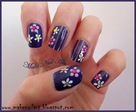 Find flower nail art from a vast selection of nail care, manicure & pedicure. Make Nail Art: Easy Flower Nail Design For Spring Nail Art Tutorial