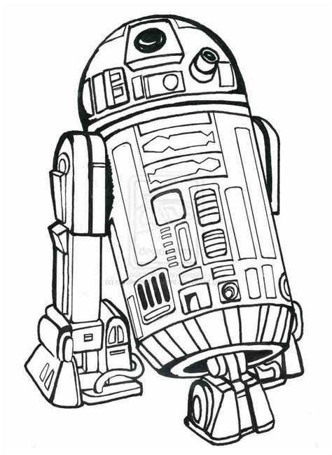 Star Wars R2d2 Coloring Pages At Free Printable