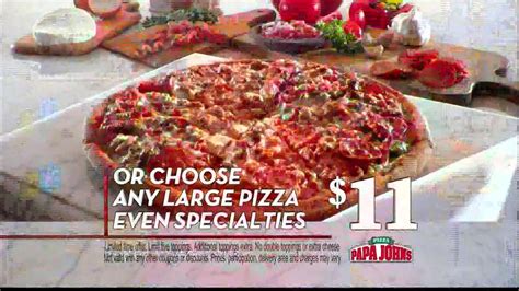 Papa Johns Steak And Cheese Pizza Tv Commercial Better Ingredients