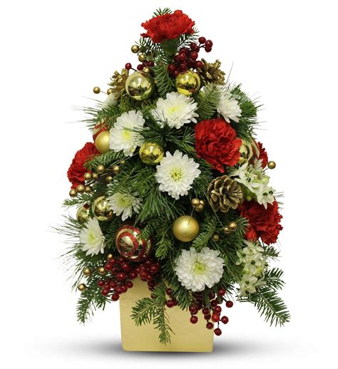 Evergreen Christmas Bouquet Avas Flowers