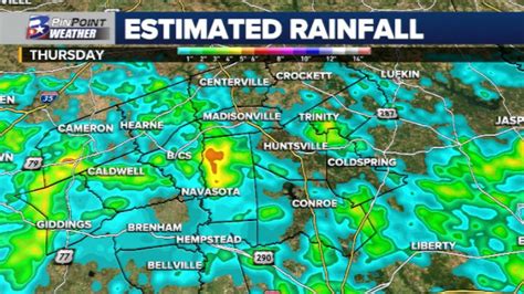 Rainfall Update Following Thursday Storms In The Brazos Valley