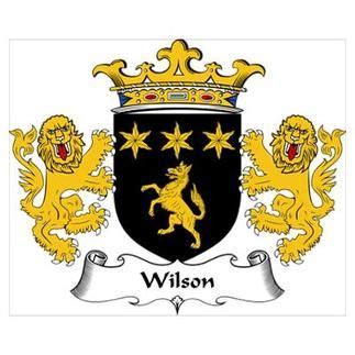 Wilson family crest | Family crest, Family tree wall decal, Family shield