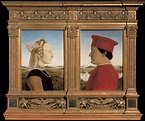 Piero Della Francesca Battista Sforza And Federico Da Montefeltro Piero ...