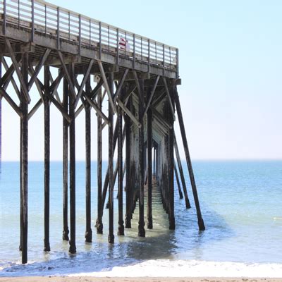 San Simeon Cove Pier William Randolph Hearst Memorial State Beach Visit Cambria CA