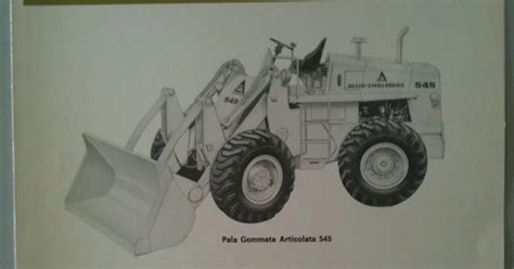 Earthmoving Machinery Sales Brochures Allis Chalmers Wheel Loader 545 293