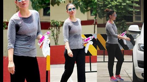 Kareena Kapoor Spotted Sweaty Outside Gym Youtube