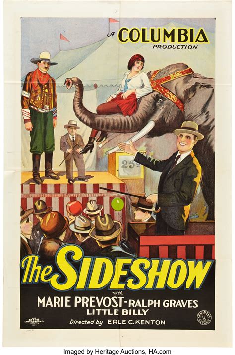 The Sideshow Columbia 1928 One Sheet 27 X 41 Style B