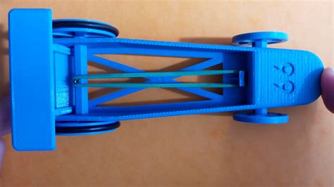 3d Printed Rubber Band Powered Car Instructables