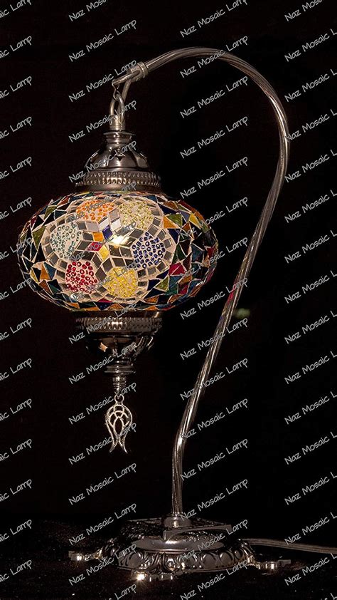 Lamodahome Mosaic Table Lamp Lamp Shade Turkish Lamp Moroccan Lamp Swan